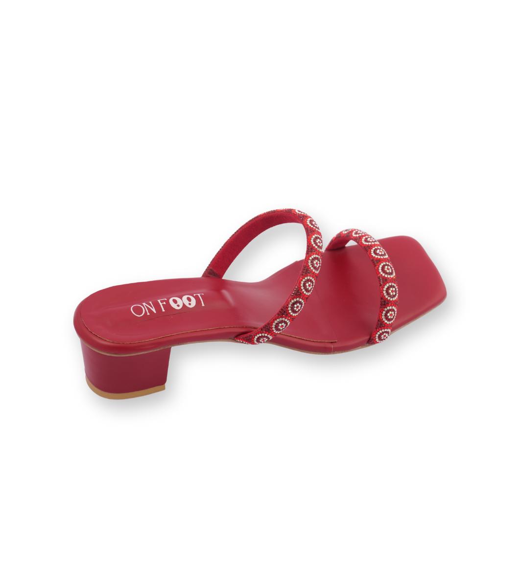 Women's Rexine Fancy Block Heels
